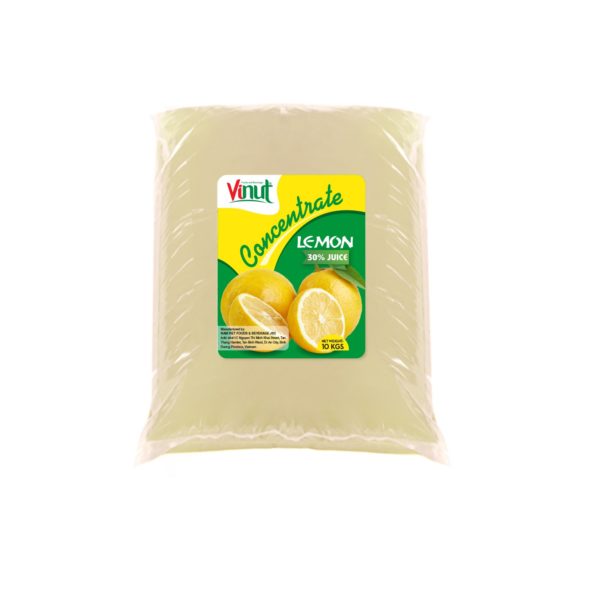 lemon concentrate 30% juice in 10kgs bag